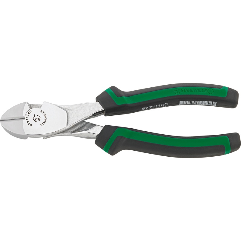 Stahlwille Chrome Plated Heavy Duty Side Cutter, Length 160mm – ST 67211160