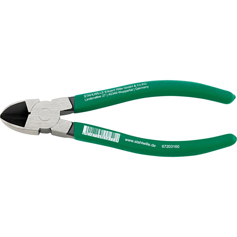Stahlwille Polished Side Cutter, Length 160mm – ST 67203160
