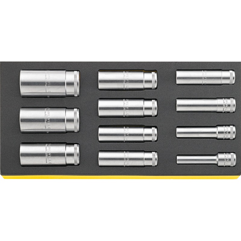 Stahlwille Set of 11 1/2 in Drive Socket with TCS Insert – ST 96838776