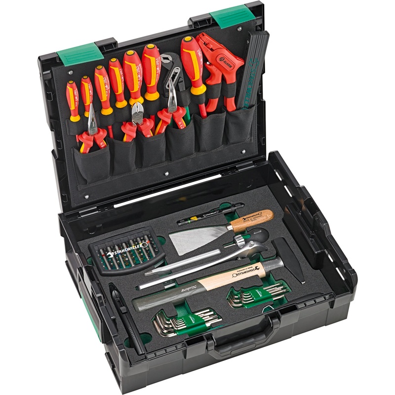Stahlwille Set of 96 Electric Assortment Tools with L-BOXX – ST 97830702
