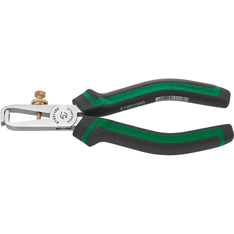 Stahlwille Chrome Plated Wire Stripper, Length 160mm, 58 x 21mm – ST 67801160