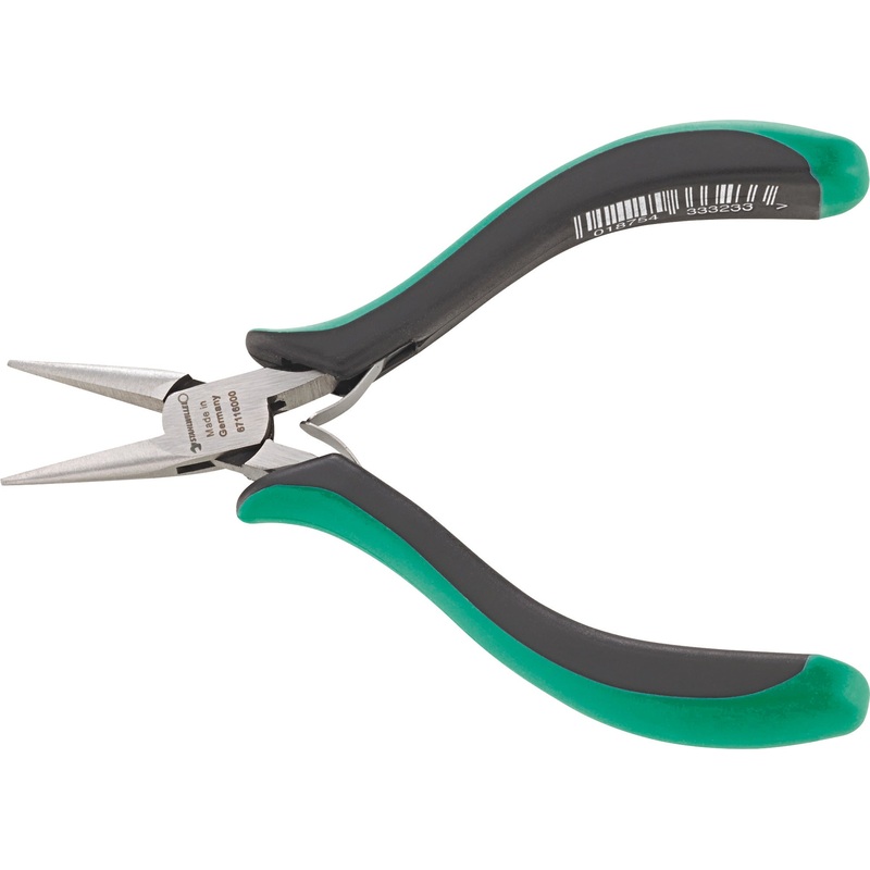 Stahlwille Electronic Flat Round Nose Plier, Length 130mm – ST 67116000