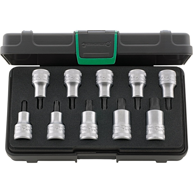 Stahlwille Set of 10 1/2 in Drive Torx Socket Screwdriver – ST 96032005