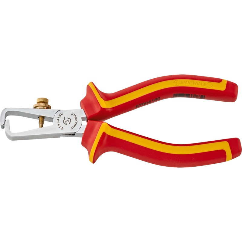 Stahlwille VDE Chrome Plated Wire Stripper, 160 x 58mm – ST 67804160