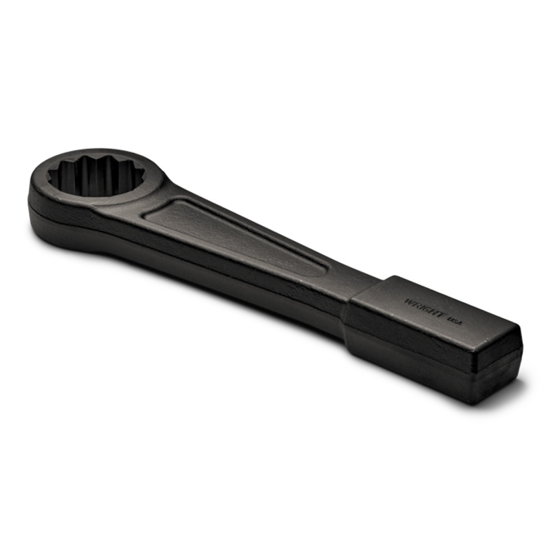 Wright Tool 12-Point Straight Handle Heavy Duty Black Industrial Striking Face Box End Wrench, 3-3/8 in – WT 1890A Box Wrench