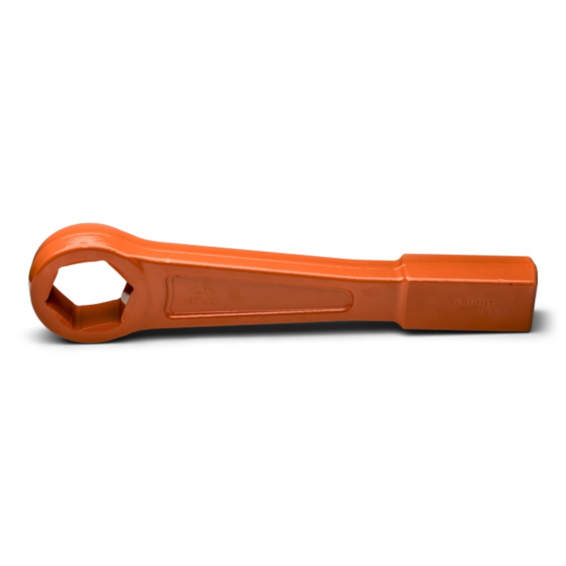Wright Tool 6-Point Straight Handle Striking Face Safety Orange Box End Wrench, 2-3/4 in – WT 18H88 Box Wrench