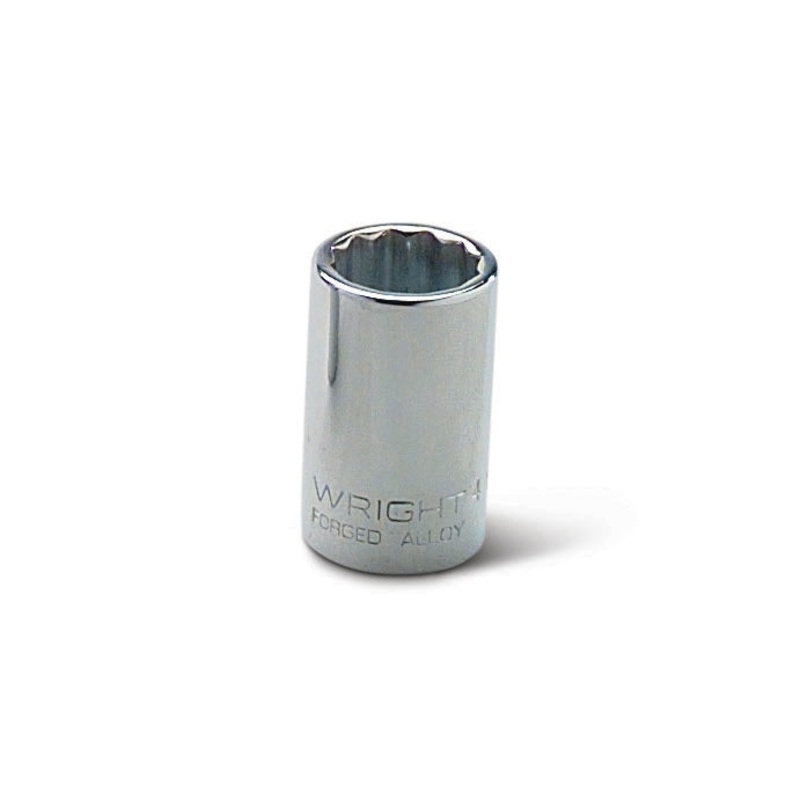 Wright Tool 1/2 in Drive 12-Point Standard Metric Polished Hand Socket, 11mm – WT 41-11MM Socket