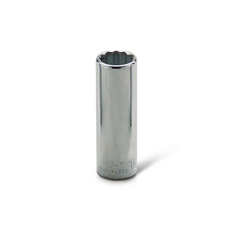 Wright Tool 3/8 in Drive 12-Point Deep Metric Polished Hand Socket, 13mm – WT 36-13MM Socket