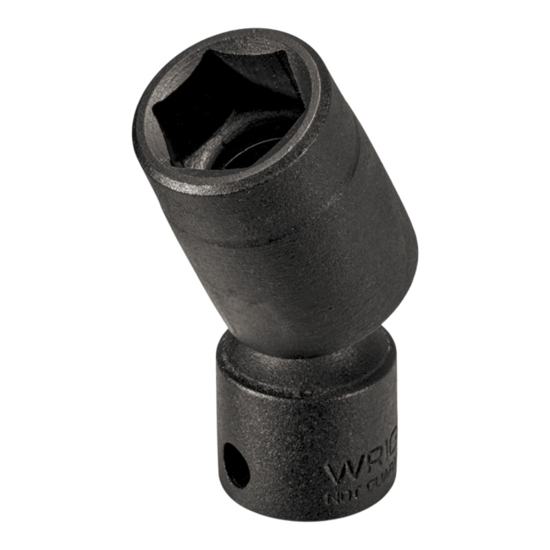 Wright Tool 3/8 in Drive 6-Point Standard Metric Black Oxide Universal Power Socket, 19mm – WT 38-59MM Socket