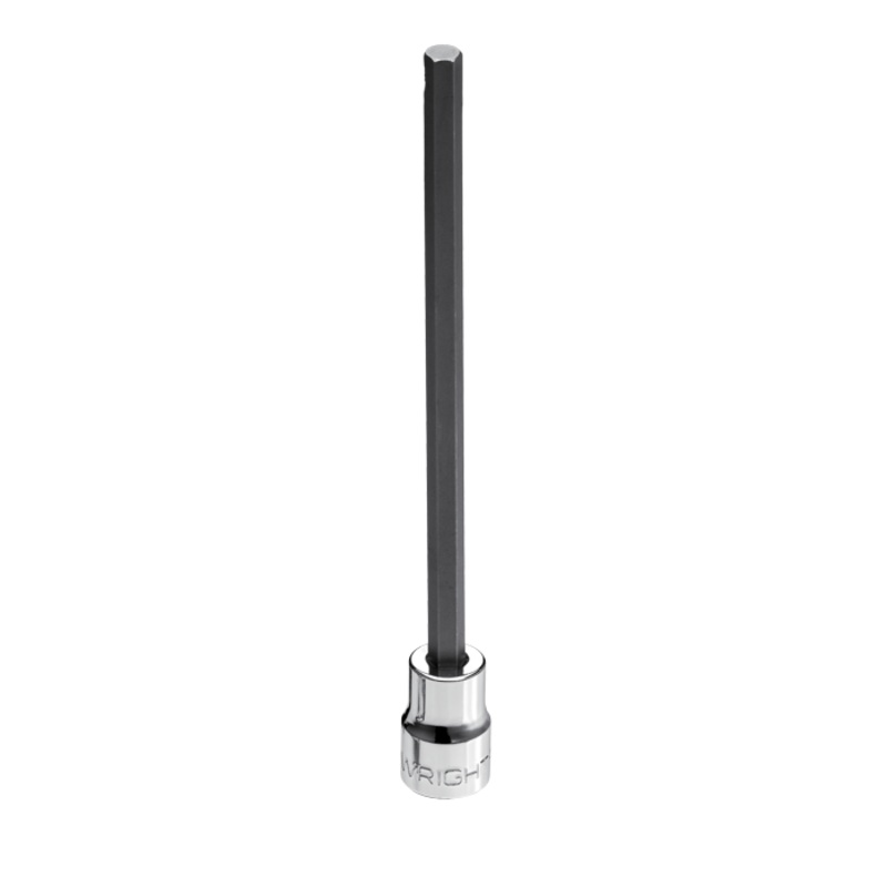Wright Tool 3/8 in Drive SAE Hexagon Bit Socket with Long Length Hexagon Bit, 1/8 in – WT 32L04 Socket
