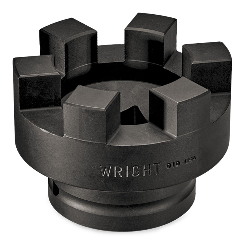 Wright Tool 1-1/2 in Drive Standard SAE Black Oxide Castellated/Socket Wrench, 2-3/4 in – WT 848C44 Socket