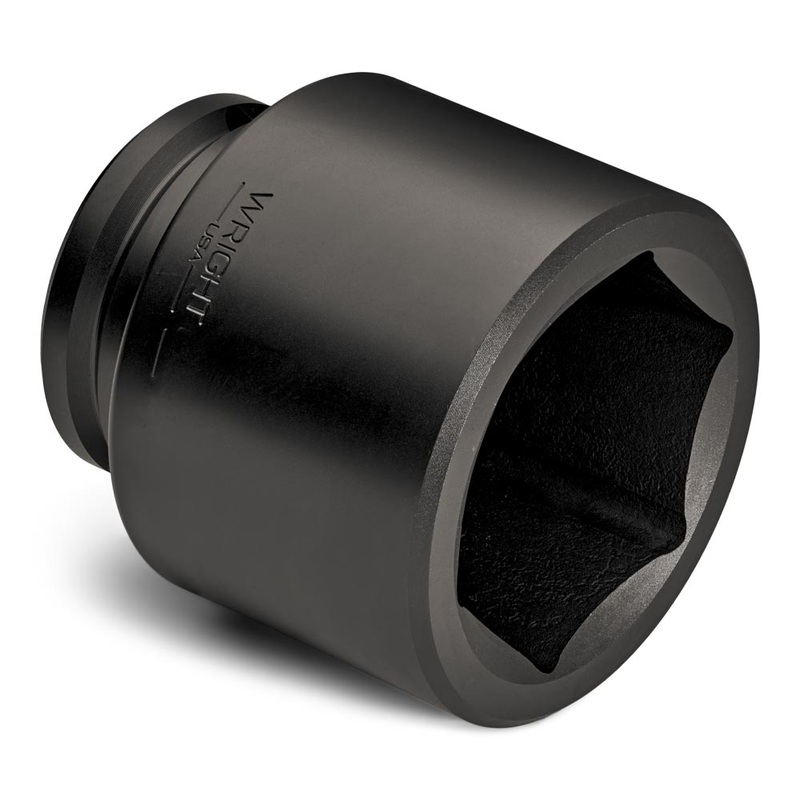 Wright Tool 2-1/2 in Drive 6-Point Standard SAE Black Oxide Impact Socket, 2-9/16 in – WT 85820A Socket