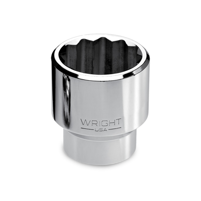Wright Tool 3/4 in Drive 12-Point Standard Metric Polished Hand Socket, 43mm – WT 61-43MM Socket