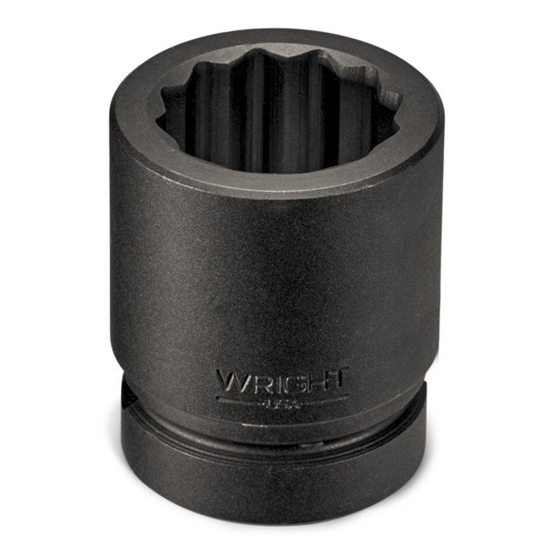 Wright Tool 3/4 in Drive 12-Point Standard SAE Black Oxide Impact Socket, 9/16 in – WT 67H18 Socket