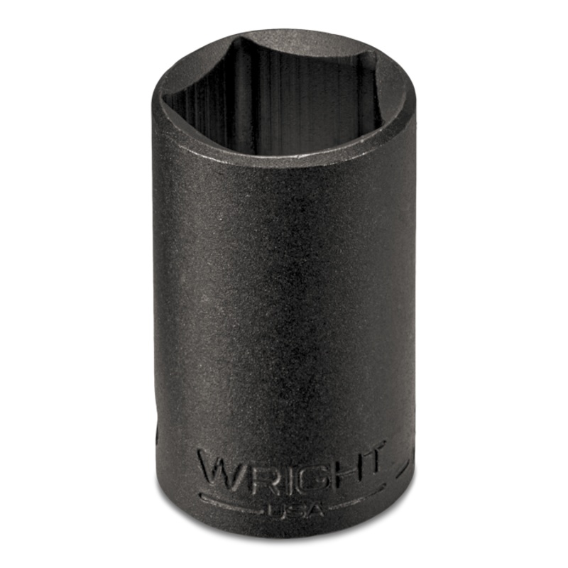 Wright Tool 1/2 in Drive 5-Point Standard SAE Black Oxide Penta Impact Socket, 13/16 in – WT 90H76 Socket