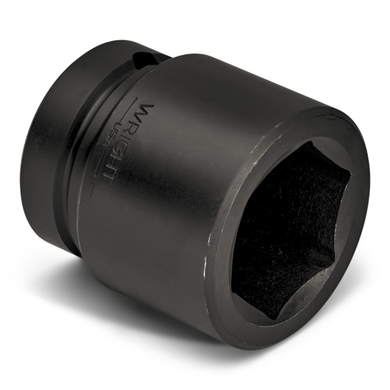 Wright Tool 1 in Drive 6-Point Standard Metric Black Oxide Impact Socket, 90mm – WT 88-90MM Socket