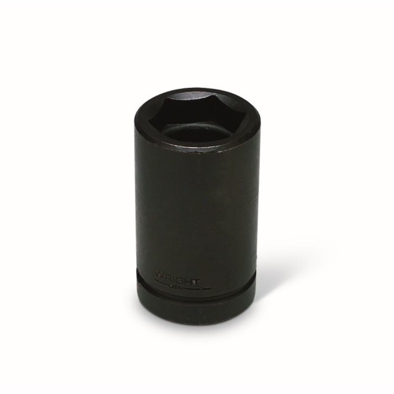Wright Tool 1 in Drive Metric Square Budd Wheel Black Oxide Impact Socket, 21mm – WT 88-91mm Socket