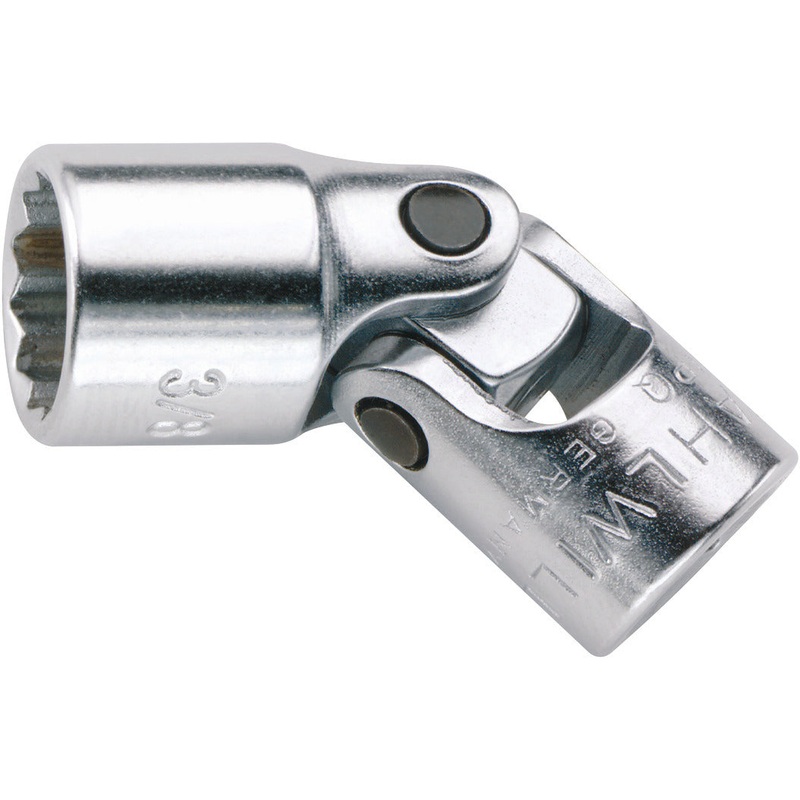 Stahlwille 1/4 in Drive Short Bi-Hexagon Uniflex Socket, 3/8 in – ST 01541024