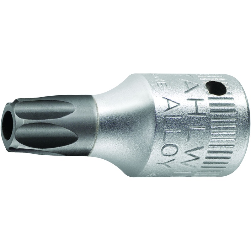 Stahlwille 1/4 SCREWDRIVER-SOCKETS – WITH BORE HOLE – – 01351027
