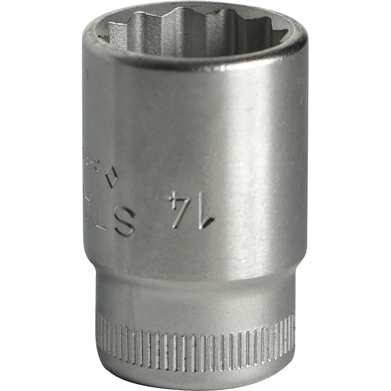 Stahlwille 3/8 in Drive Bi-Hexagon Socket, 14mm – ST 02010014