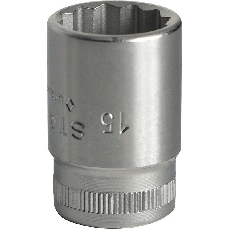 Stahlwille 3/8 in Drive Bi-Hexagon Socket, 15mm – ST 02010015