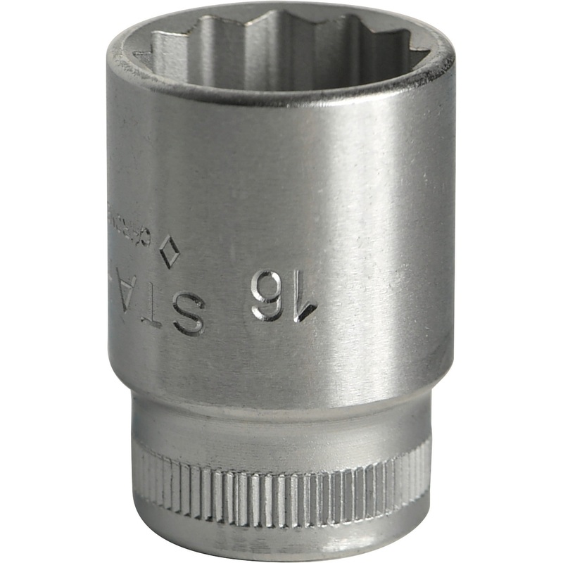 Stahlwille 3/8 in Drive Bi-Hexagon Socket, 16mm – ST 02010016
