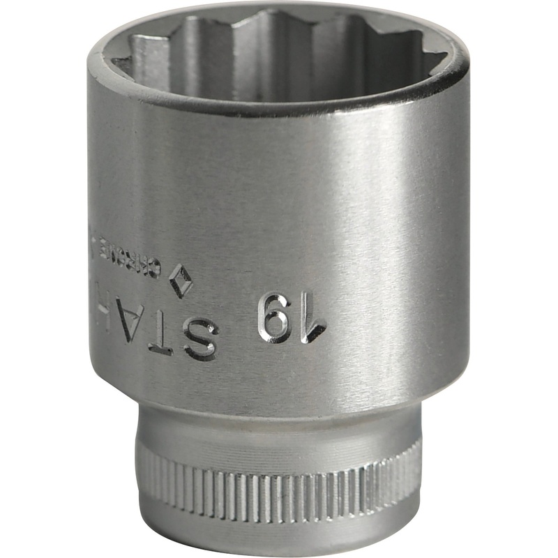 Stahlwille 3/8 in Drive Bi-Hexagon Socket, 19mm – ST 02010019