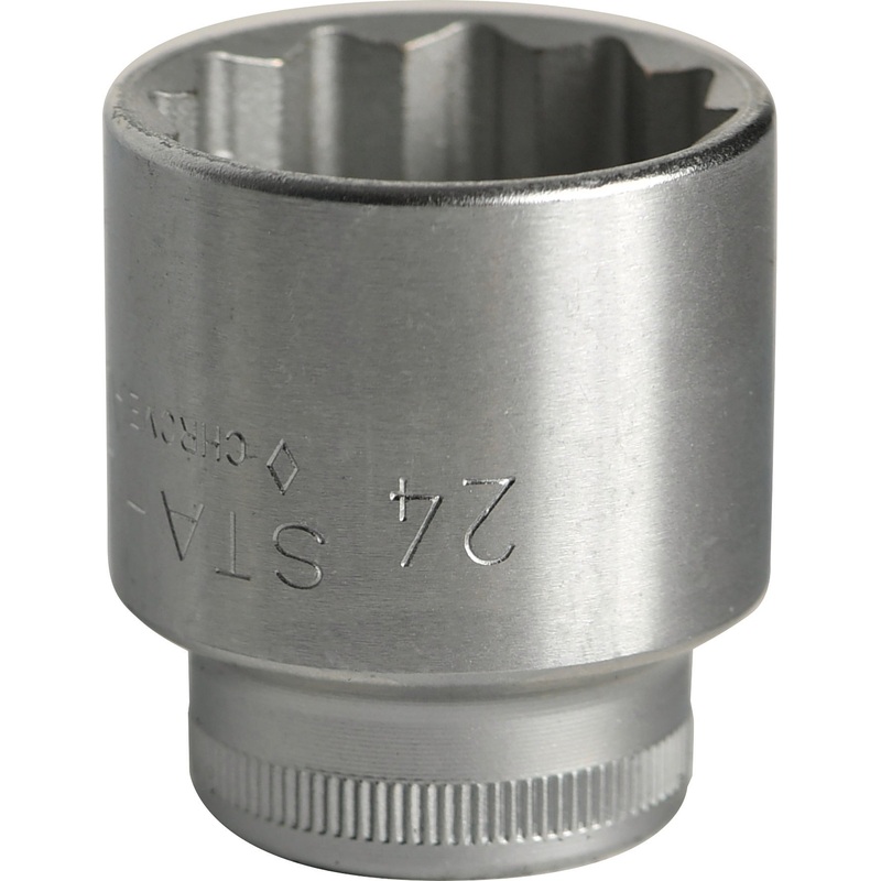 Stahlwille 3/8 in Drive Bi-Hexagon Socket, 24mm – ST 02010024