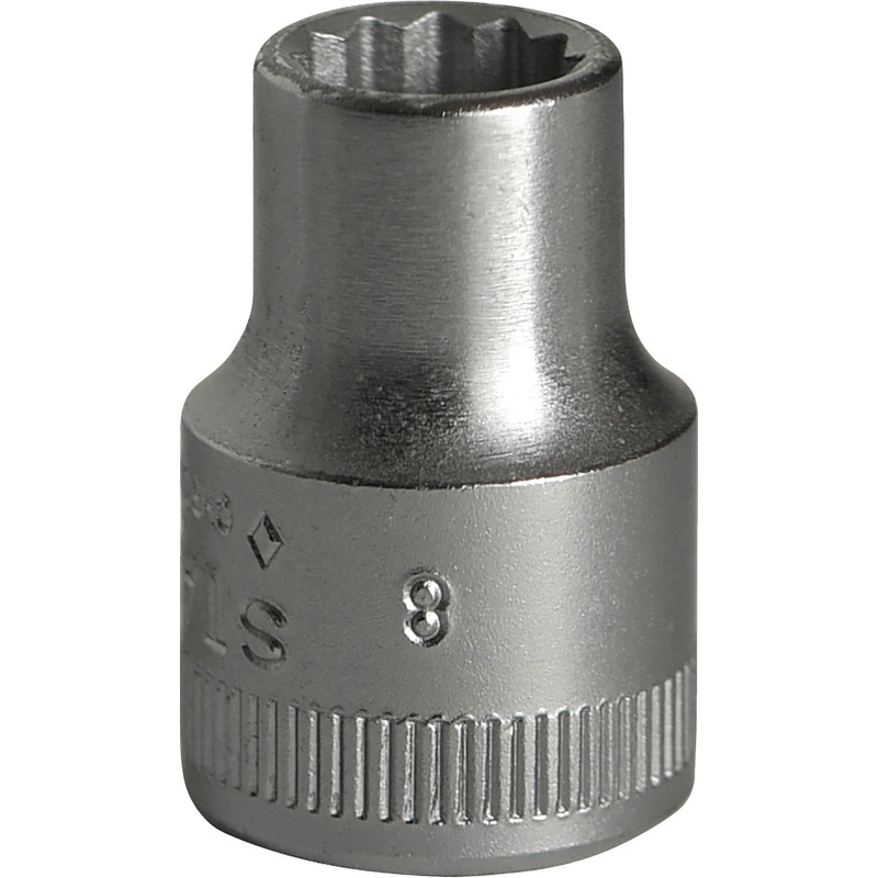 Stahlwille 3/8 in Drive Bi-Hexagon Socket, 8mm – ST 02010008