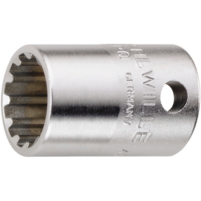 Stahlwille 3/8 in Spline Drive Socket, SP14, Length 28mm – ST 02011014