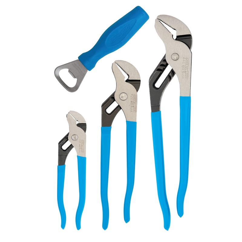 Channellock Set of 3 Tongue and Groove Plier with Bottle Opener – CL GS-3H