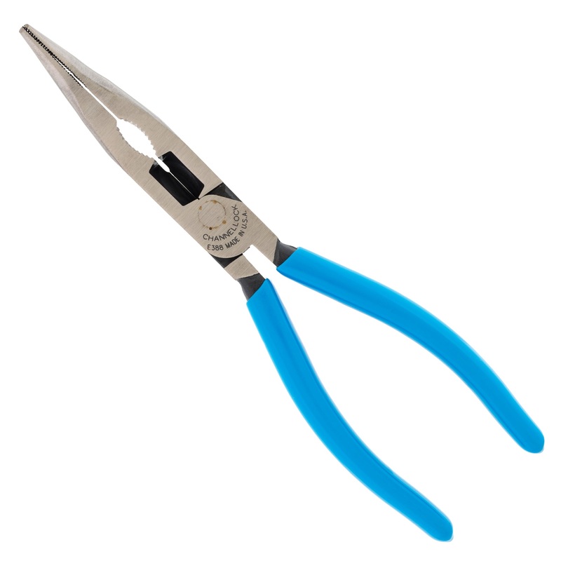 Channellock XLT Combination Bent Long Nose Plier with Cutter, 8 in – CL 388