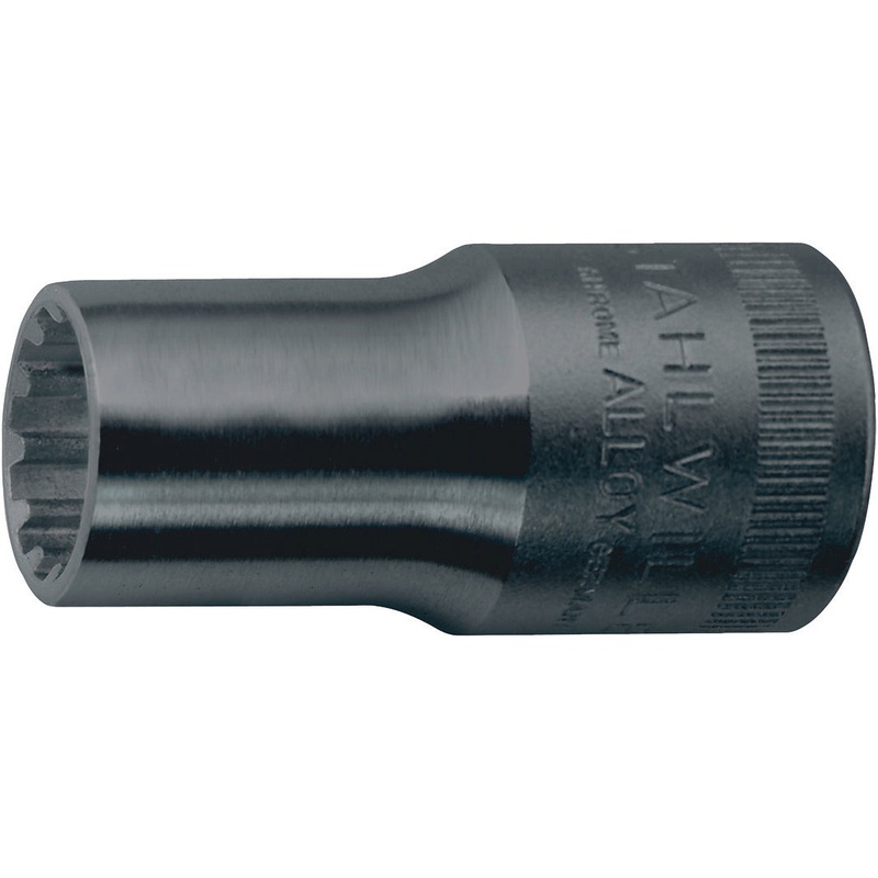 Stahlwille 1/2 in Spline Drive Socket, 14, 50mm Length – ST 03013028