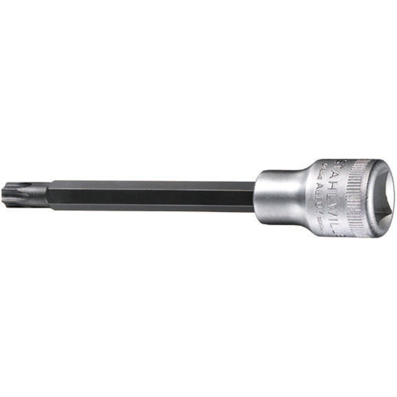 Stahlwille 1/2 in Torx Drive Extra Long Screwdriver Socket, T40, 140mm Length – ST 03131440