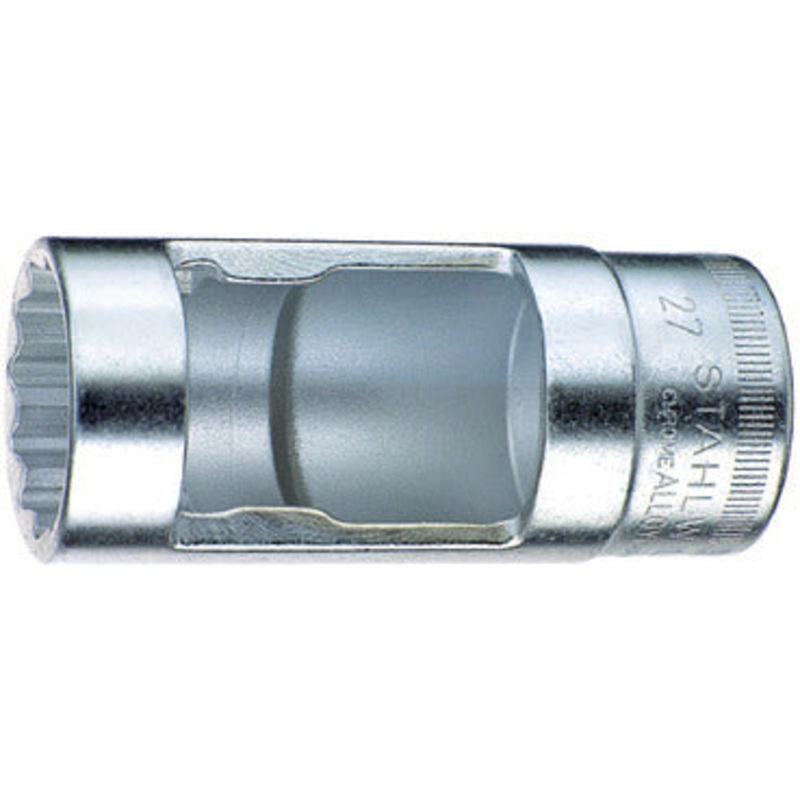 Stahlwille 1/2 in Bi-Hexagon Drive Socket, 27mm, 83mm Length – ST 03830027