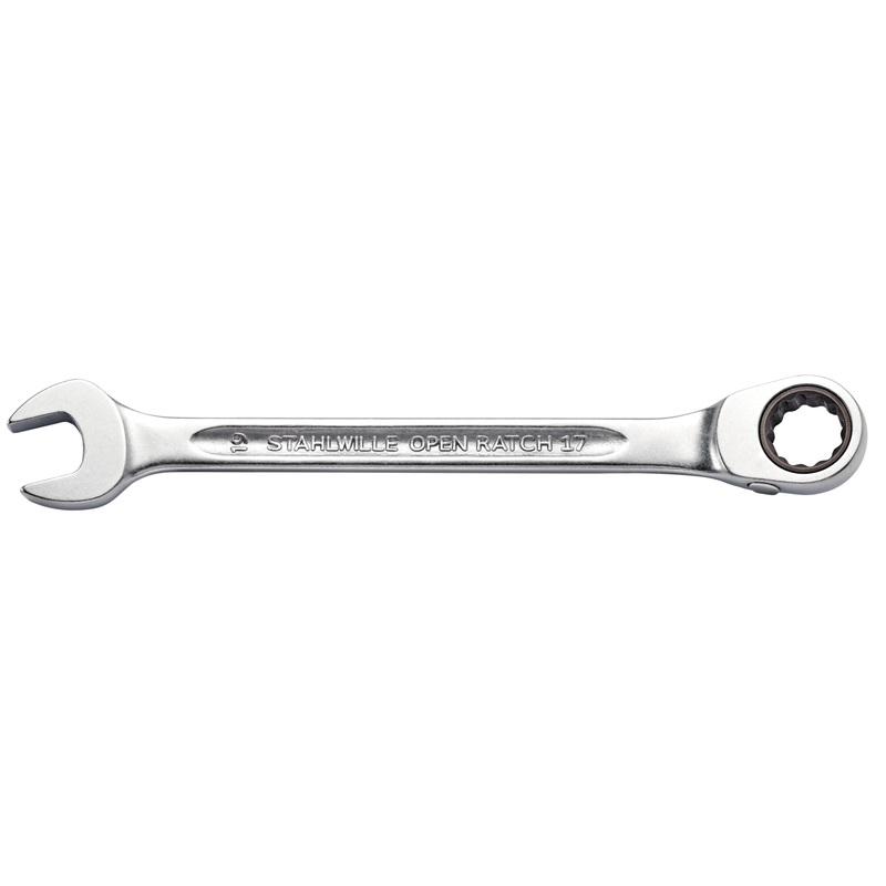 Stahlwille 24mm COMBINATION RATCHETING SPANNER, OFFSET – 41172424 Combination Wrench
