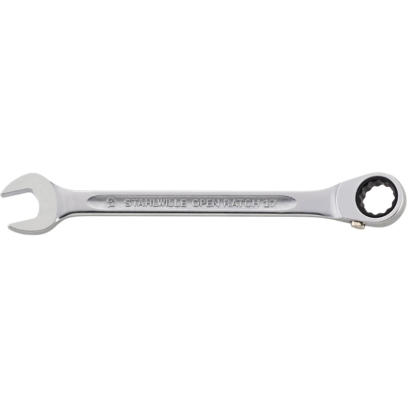 Stahlwille 9MM COMBINATION RATCHETING SPANNER, OFFSET – 41170909 Combination Wrench