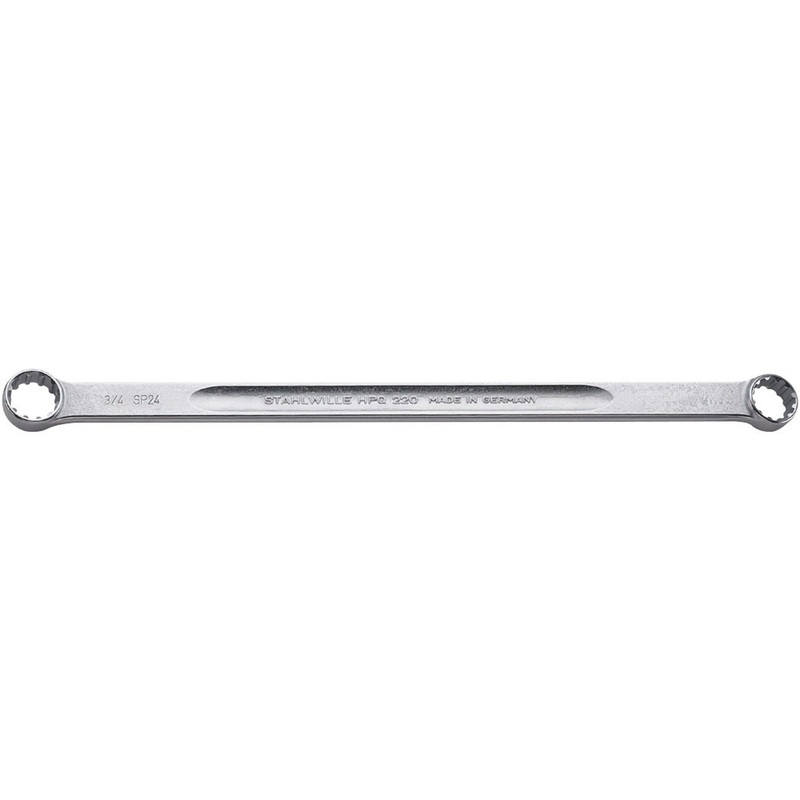 Stahlwille Spline Double Ended Ring Wrench, 250mm, 3/8 x 7/16 in – ST 41161214