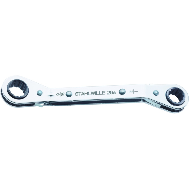 Stahlwille RATCHET RING SPANNER 1/2 x 9/16- 41553234 Spanner