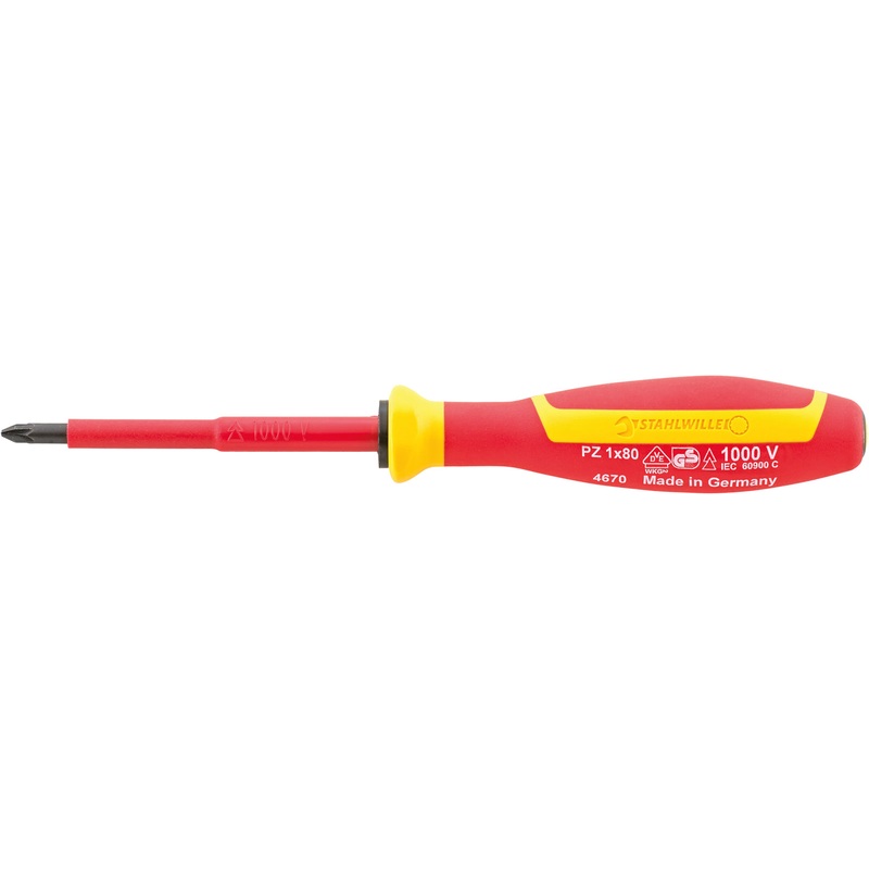 Stahlwille VDE SCREWDRIVER RECESSED HEAD POZIDRIV – 46703002