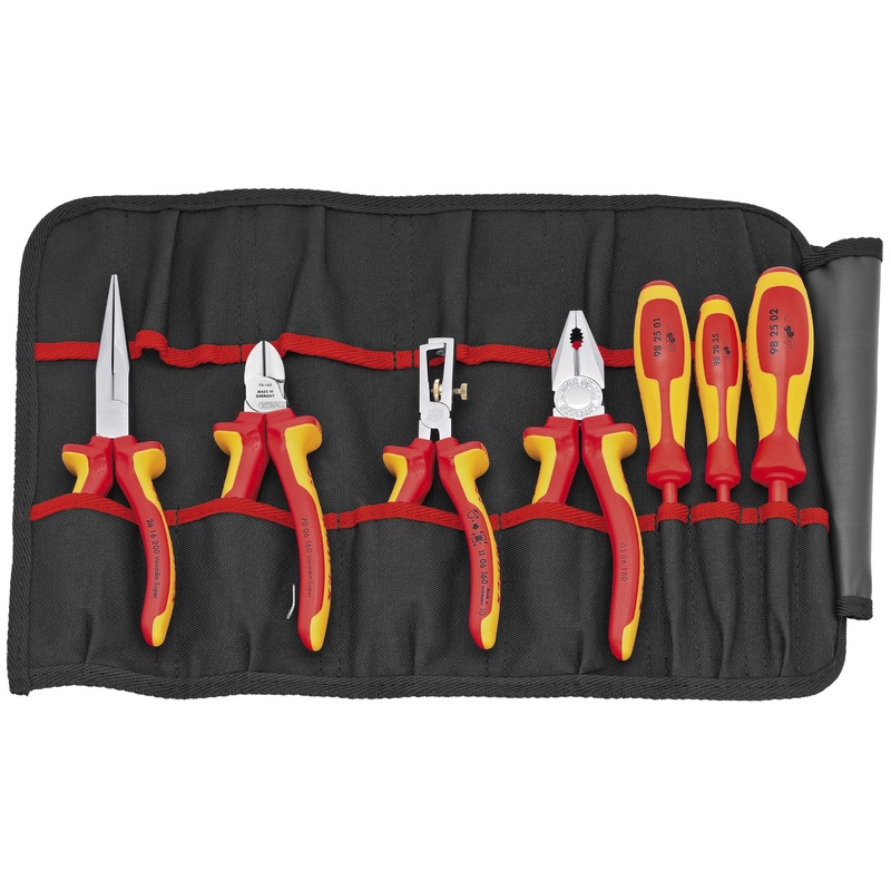 Knipex 00 19 41 KN | 11 Pc Pliers In Tool Roll