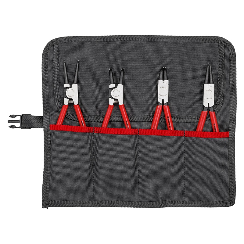 Knipex 00 19 56 KN | 4 Pc Circlip Pliers Set In Tool Roll