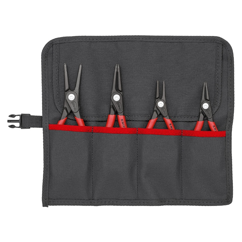 Knipex 00 19 57 KN | 4 Pc Precision Circlip Pliers Set In Tool Roll