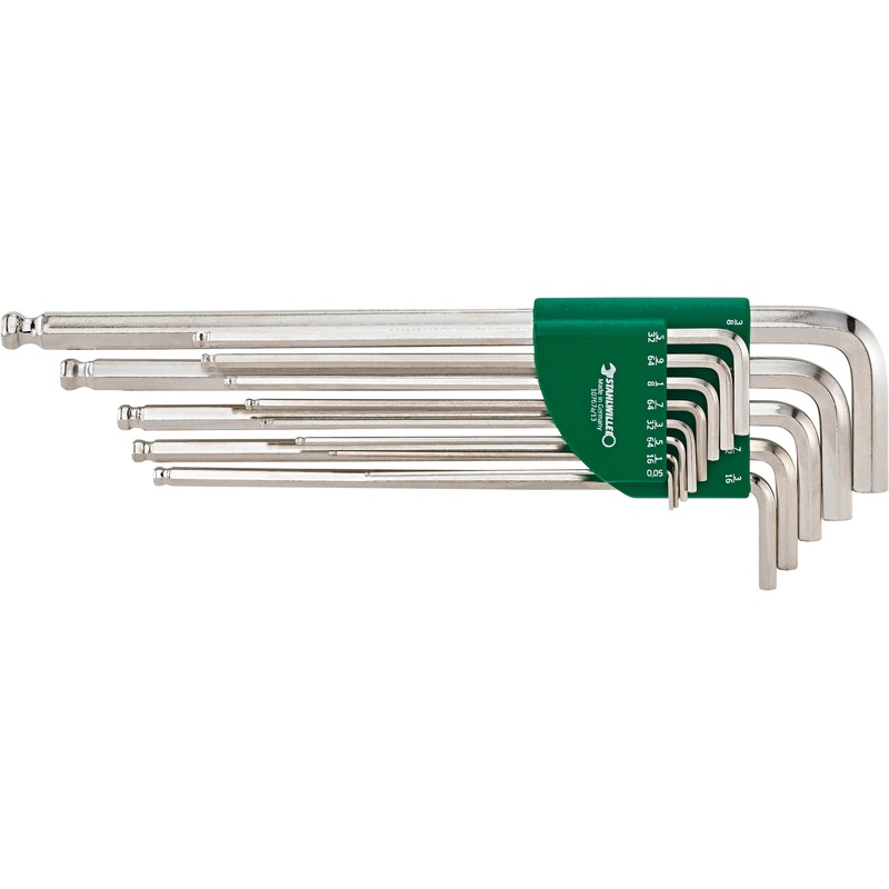 Stahlwille BALL ENDED HEXAGON KEY WRENCH SET – 96435700 Hex Key Set