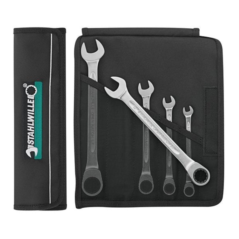 Stahlwille SET COMBINATION RATCHETING SPANNERS – 96401705