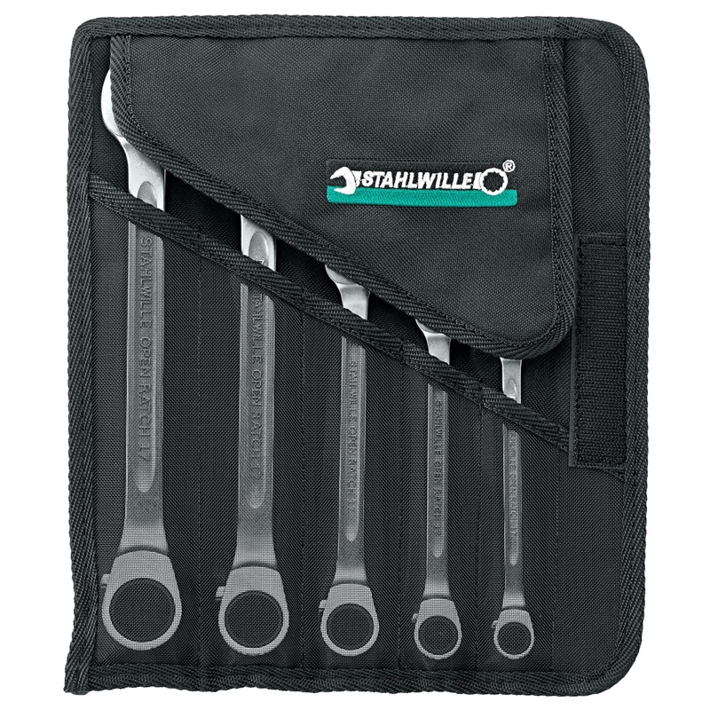 Stahlwille SET COMBINATION RATCHETING SPANNERS – 96411705 Tool Set