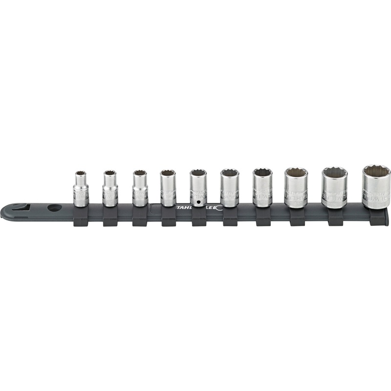 Stahlwille Set of 10 Bi-Hexagon Socket with Clip Bar – ST 96015310