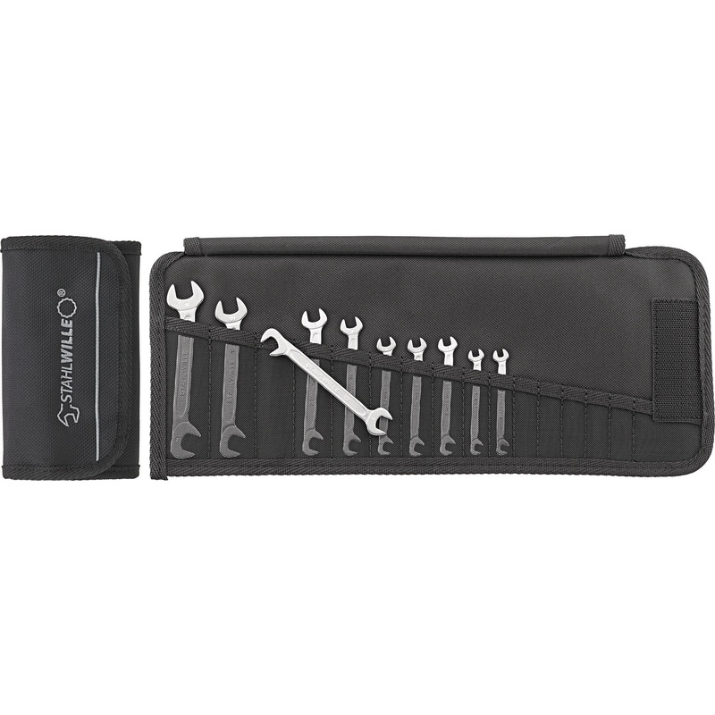 Stahlwille Set of 10 Double Open Ended Wrench, 4 – 11 – ST 96400653