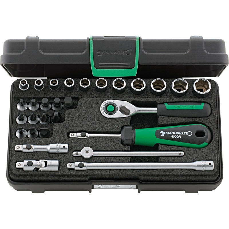 Stahlwille SOCKET SET QUICKRELEASE 1/4 – 96011137