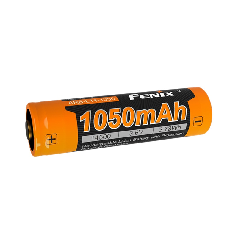 Fenix 14500 Rechargeable Battery, 1050mAh – F FX-ARBL141050